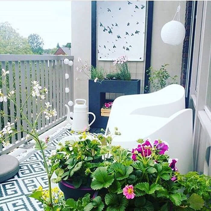 Balcony summer ideas decoration colorful outdoor decor decorative homemydesign interior decorating terrace terrasse ofdesign av med terrassen small terraza balcon