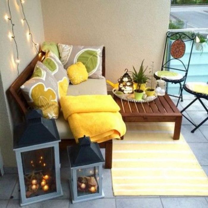 Balcony decoration for summer